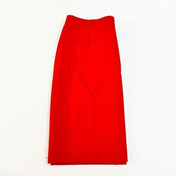 J. Jill Ponte Pencil Skirt Stretch Waist Red Straight Size Medium NWT - Picture 5 of 5